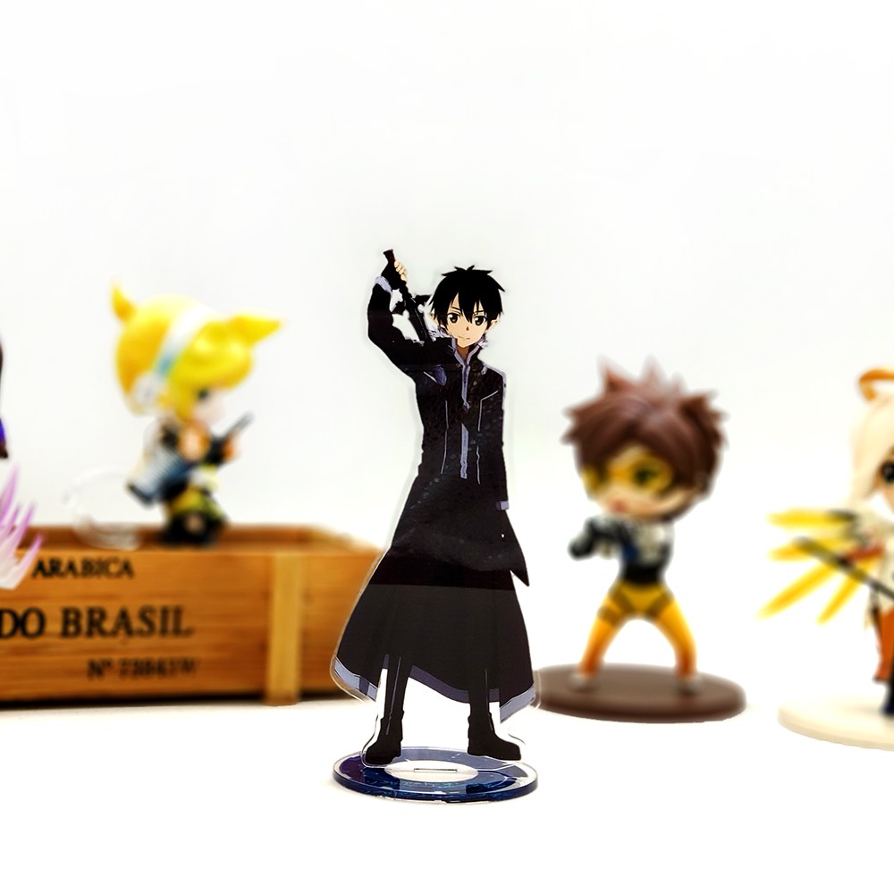 Sword Art Online Kirito Asuna Suguha Yuuki acrylic stand figure model toy