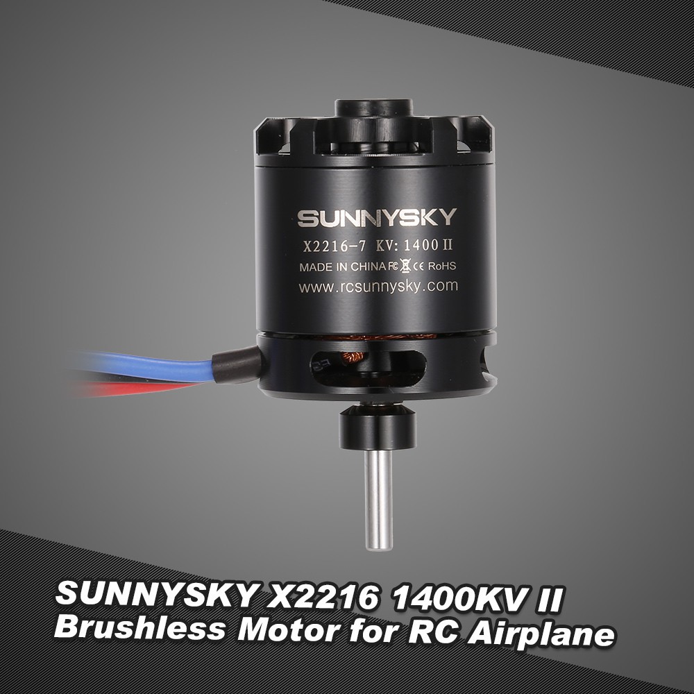 Động cơ không chổi than Sunnysky X2216 KV1400 II 2-4S chất lượng cao cho máy bay điều khiển từ xa
