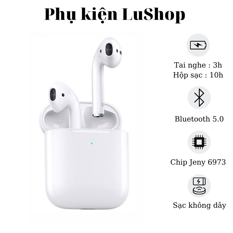 Tai nghe bluetooth cao cấp định vị - đổi tên - sạc không dây dành cho điện thoại IOS và Androi