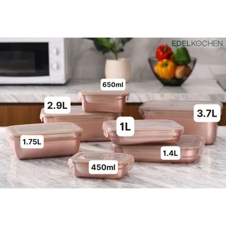 Hộp Thực Phẩm 450ml Màu Vàng/Tím