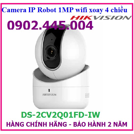 Camera IP Cube Wifi 1MP HIKVISION DS-2CV2Q01FD-IW