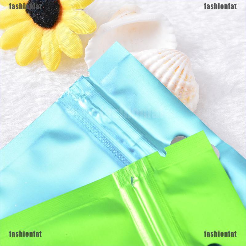 [Iron] 1 multicolor flat aluminum foil bag storage bag ziplock bag