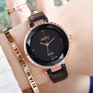 Đồng hồ nữ Nary dây da cao cấp thời trang S3581 (Nhiều Màu)