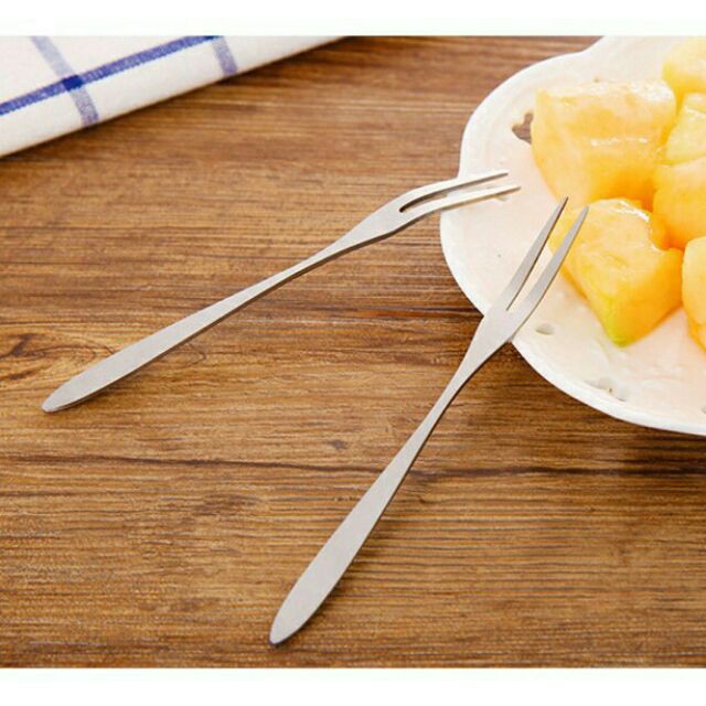 Dĩa inox ăn trái cây cao cấp dài 13 cm siêu bền đẹp 88058 KOREA STORE88 | BigBuy360 - bigbuy360.vn