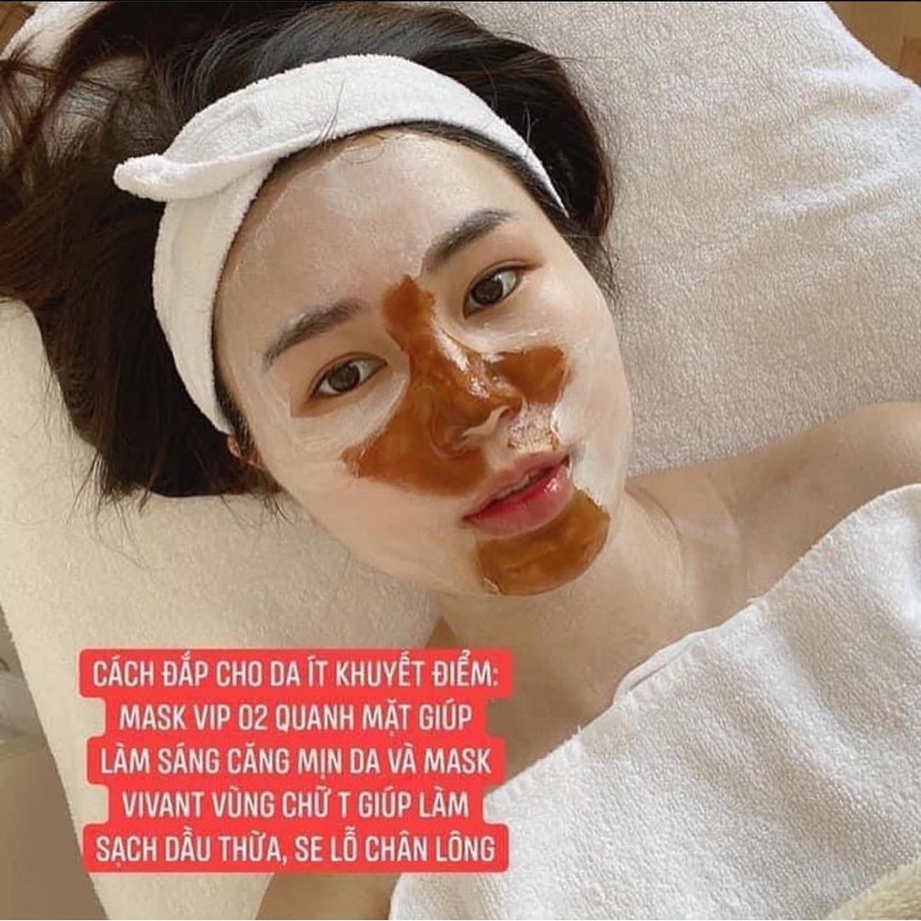 [20ml] Mặt nạ điều tiết dầu, thanh lọc và làm sáng da Masque vivant