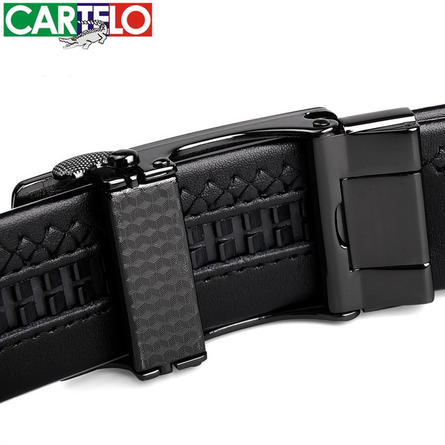 Thắt lưng Cartelo, dây nịt sang trọng, thiết kế đơn giản