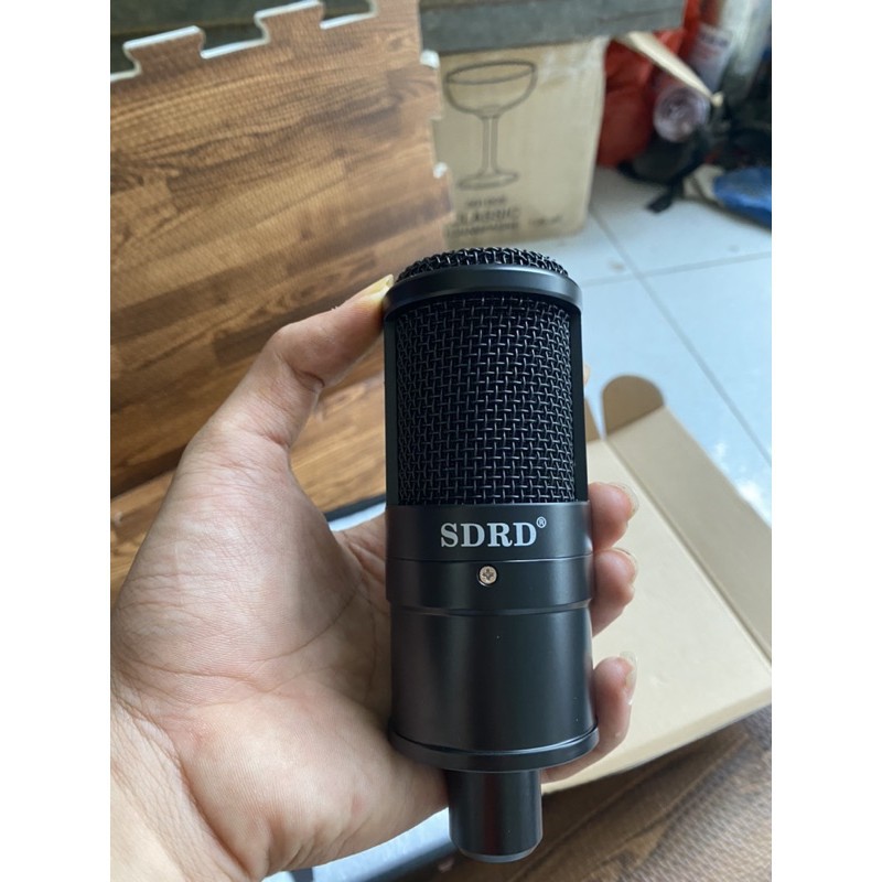 Micro thu âm livestream SDRD SD-203, hát karaoke, livetream fb, bigo, cctalk- chất lượng âm thanh hay miễn bàn