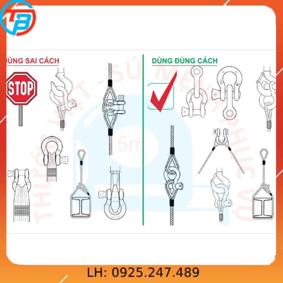 Ma ní hình Omega [ 4.75 Tấn ] CÁP THÉP Thái Bình VinàN
