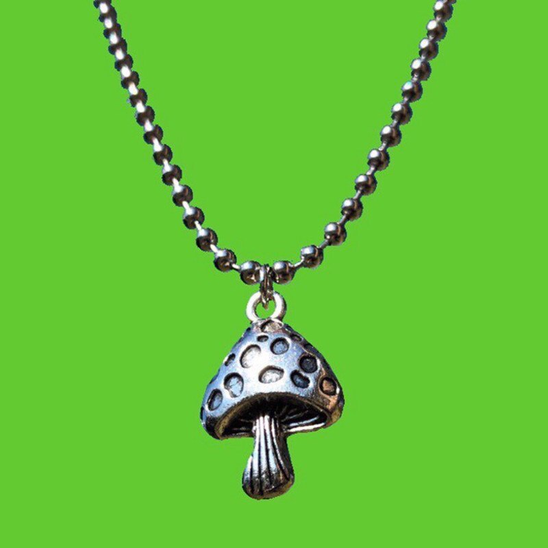 Vòng cổ choker mặt hình cây nấm thời trang cá tính