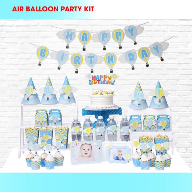 Set giấy trang trí sinh nhật 3D mẫu mới