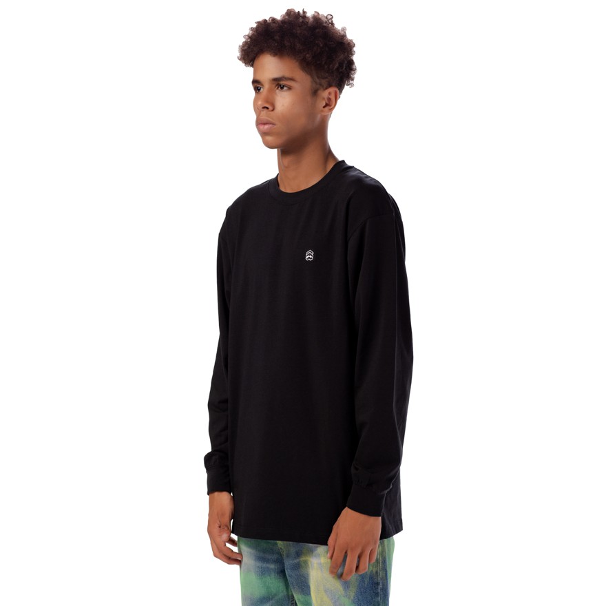 5THEWAY 5TW/RTW Ready to Wear Long Sleeve Traditional Tee Black Aka Áo Thun Trơn Tay Dài Màu Đen