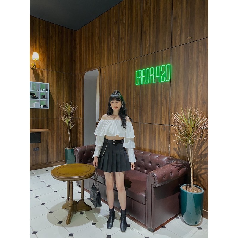 Chân váy xếp ly xích 279 ( ẢNH THẬT + CLIP BY DOKEYYY) | BigBuy360 - bigbuy360.vn