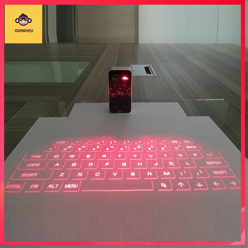 Bàn Phím Chiếu Laser Mini Cho Máy Tính Bảng / Pc