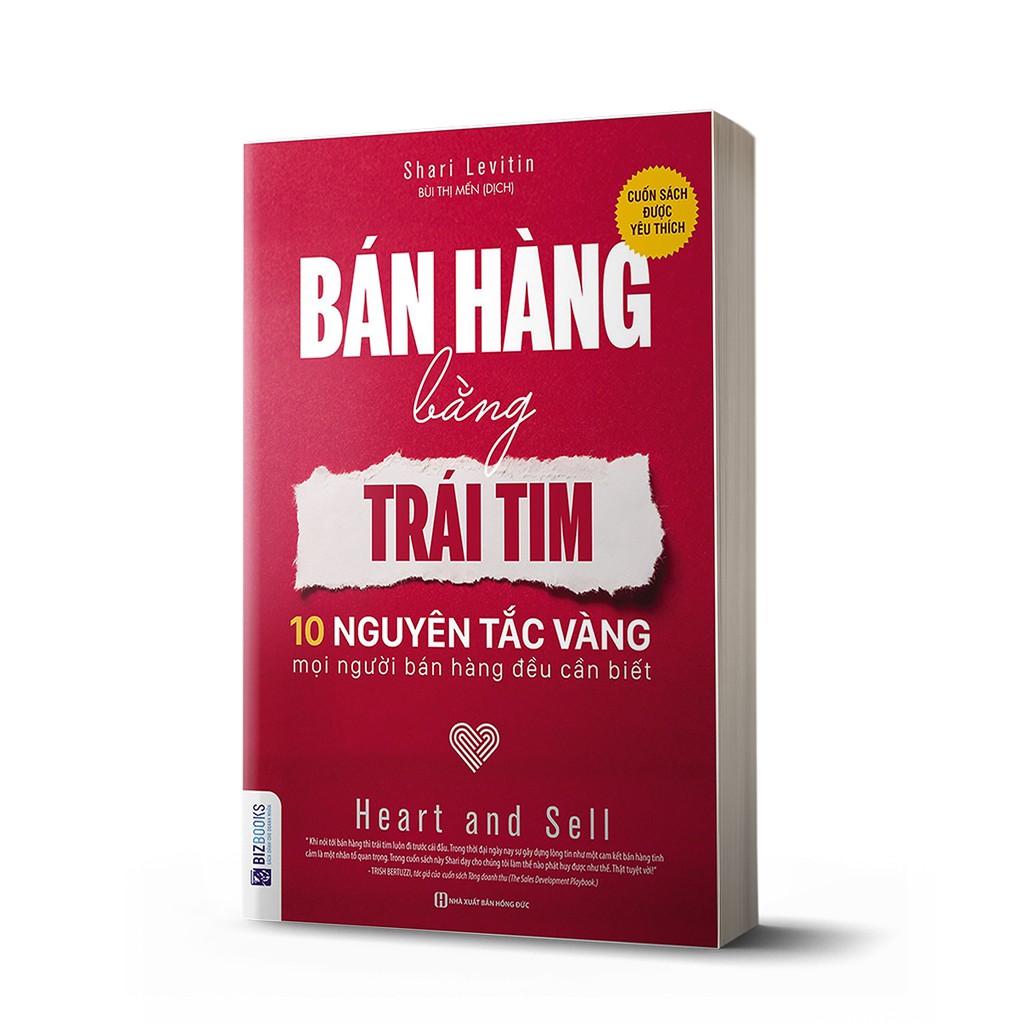Sách - BIZBOOKS - Bán Hàng Bằng Trái Tim - 1 BEST SELLER | BigBuy360 - bigbuy360.vn