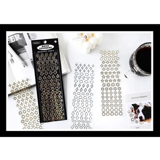 Shining line sticker_ trang trí top, card
