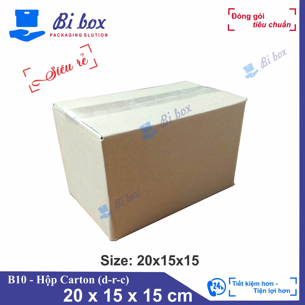 Hộp Carton 20x15x15 - Hộp Giấy Carton Giá Rẻ