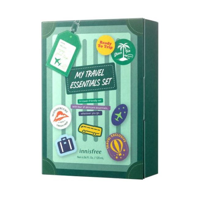 [Mã FMCGMALL - 8% đơn 250K] Bộ sản phẩm dưỡng da du lịch innisfree My Travel Essentials Set | BigBuy360 - bigbuy360.vn