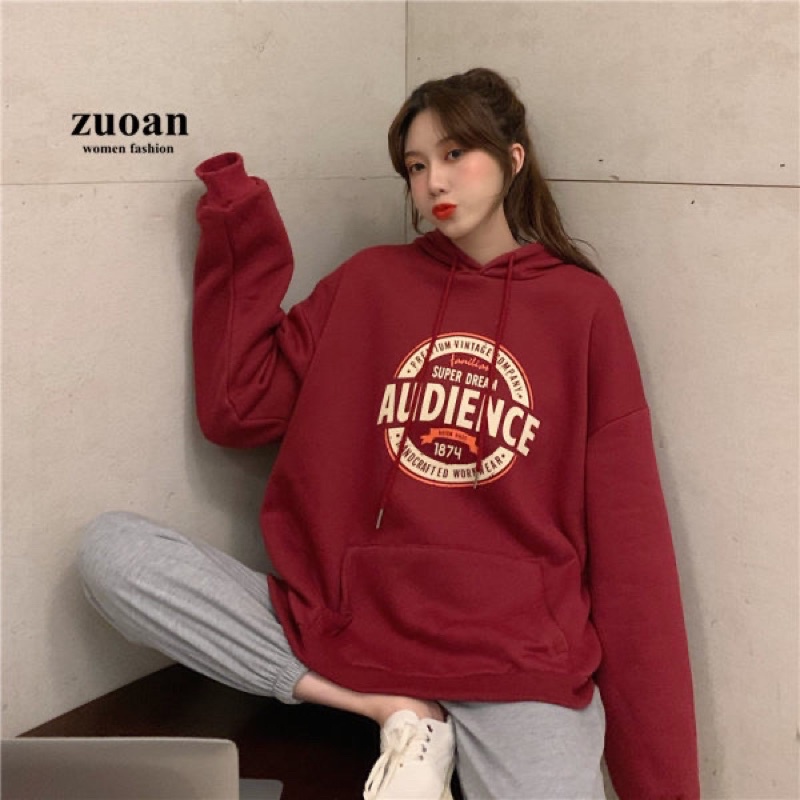 ÁO KHOÁC NỈ HOODIE FROM RỘNG CÁ TÍNH