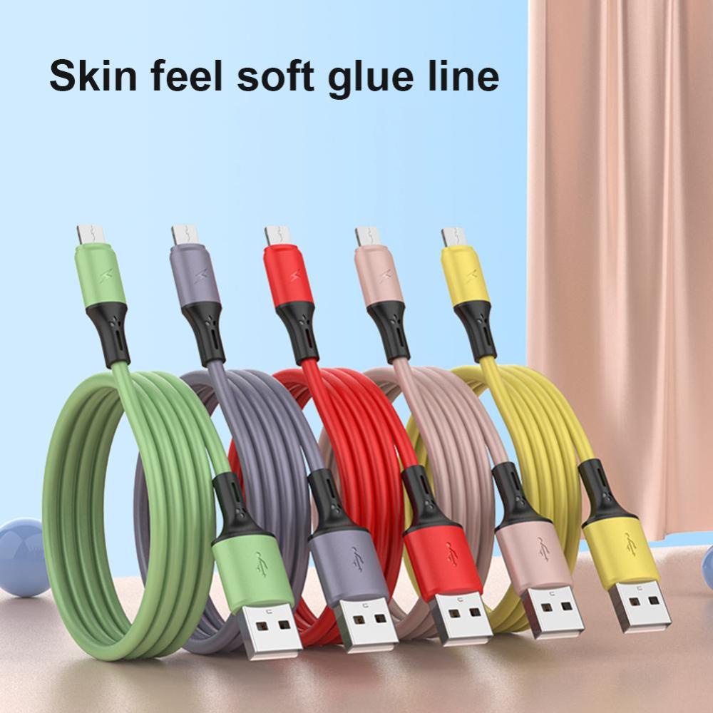 Dây Cáp Sạc Nhanh DIGIFOUNDER Bằng Silicon Cổng Micro USB Cho Xiaomi Samsung Huawei R9S4