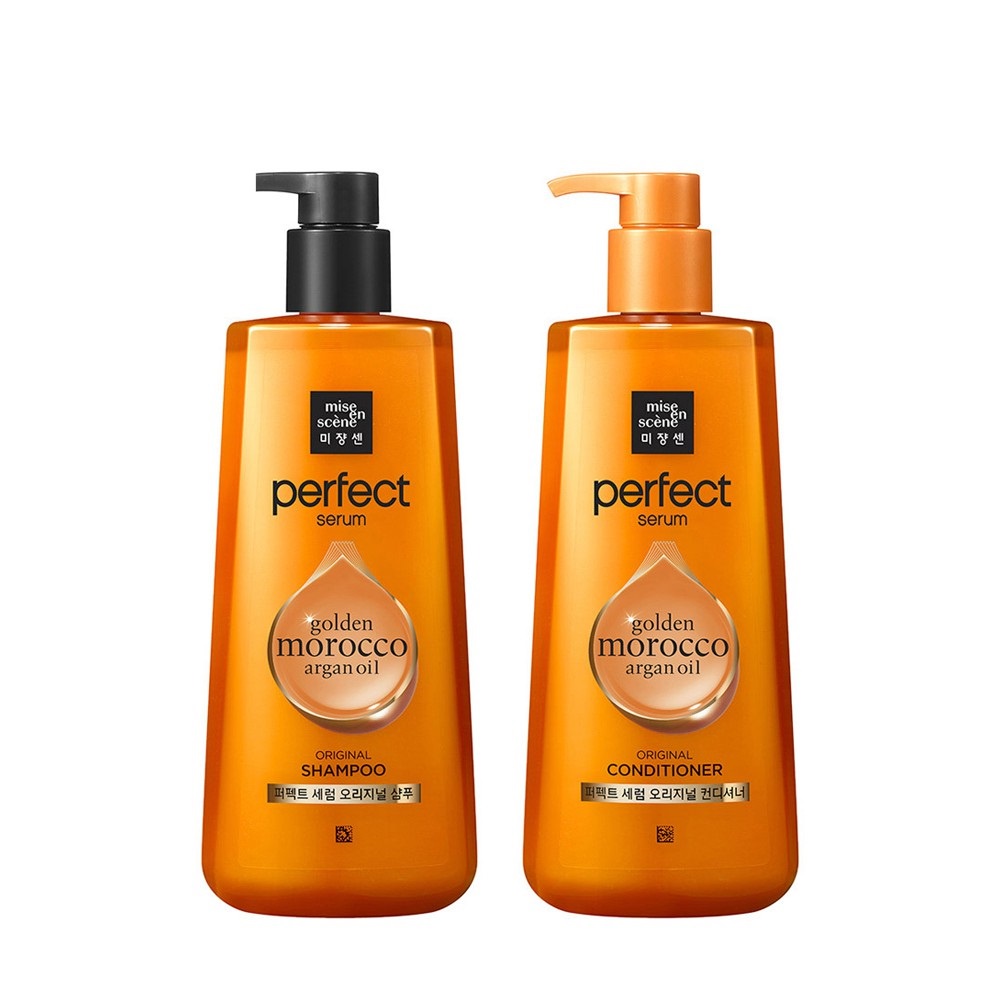 Dầu Gội Và Xả Mise En Scene Perfect Serum Shampoo And Conditioner 680ml