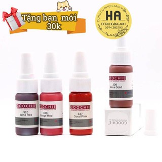 Mực xăm goochie lên màu đẹp| mực phun xăm