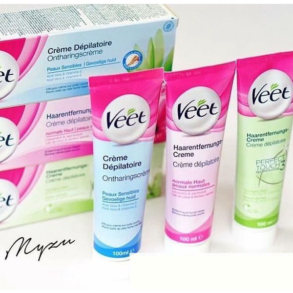 Kem tẩy lông Veet Wax Cream 100ml Tẩy lông không gây rát