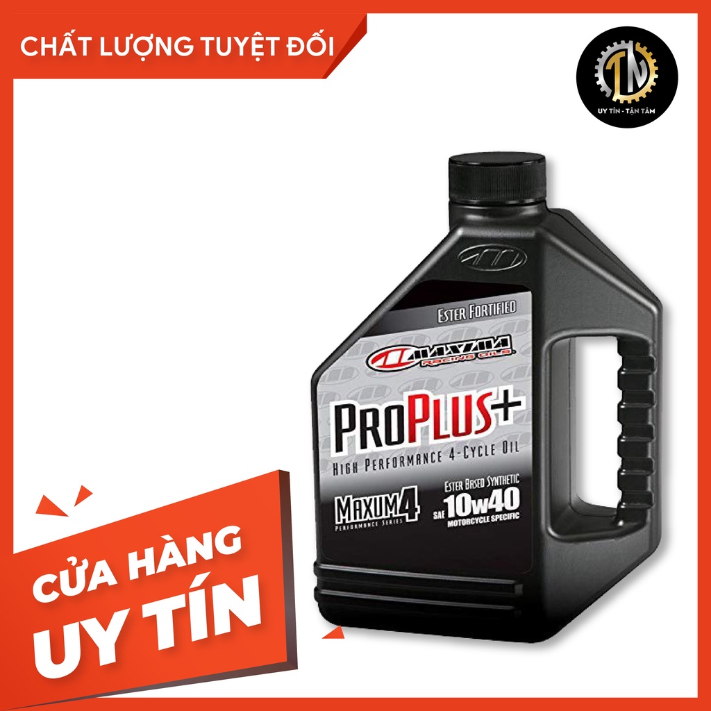 Nhớt Maxima Proplus 10W40 1L, lọc nhớt Ya-su