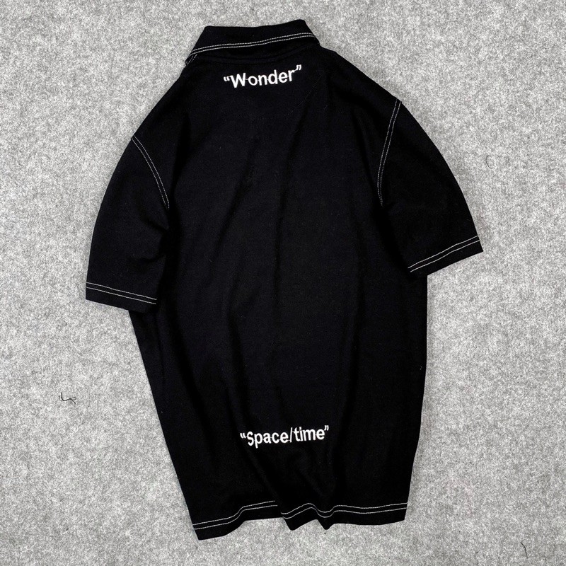 Áo thun Polo đen cổ bo viền túi ngực chuẩn form, áo thun tay lỡ có cổ nam nữ TBG , MSW Town | BigBuy360 - bigbuy360.vn