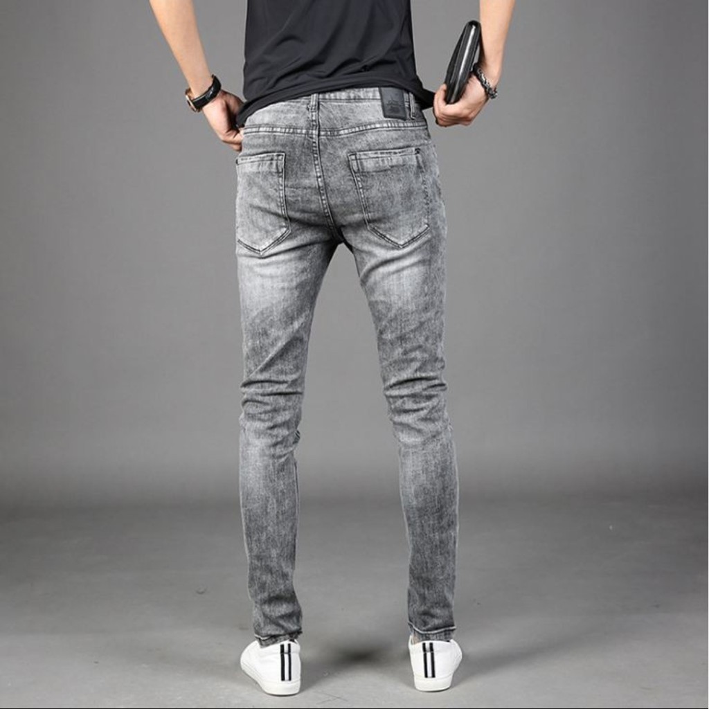 Quần jean nam co giãn ống côn cao cấp | BigBuy360 - bigbuy360.vn