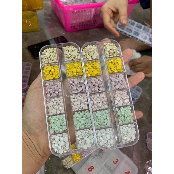 Khay Trai Nửa YHB Mix Size Mix Màu