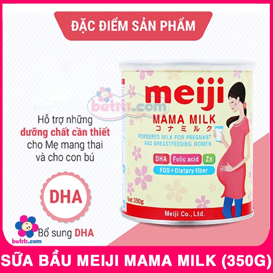 Sữa Bột Meiji Mama Milk Dành Cho Bà Bầu Mang Thai (Hộp 350g)