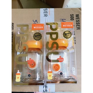 [CHÍNH HÃNG] BÌNH SỮA PPSU WESSER 60ML /140ML /250ML