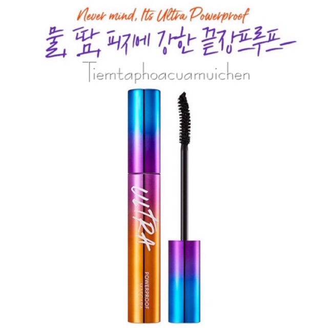 Mascara Chuốt Mi Cong Vút Tự Nhiên, Chống Trôi MISSHA ULTRA POWERPROOF MASCARA