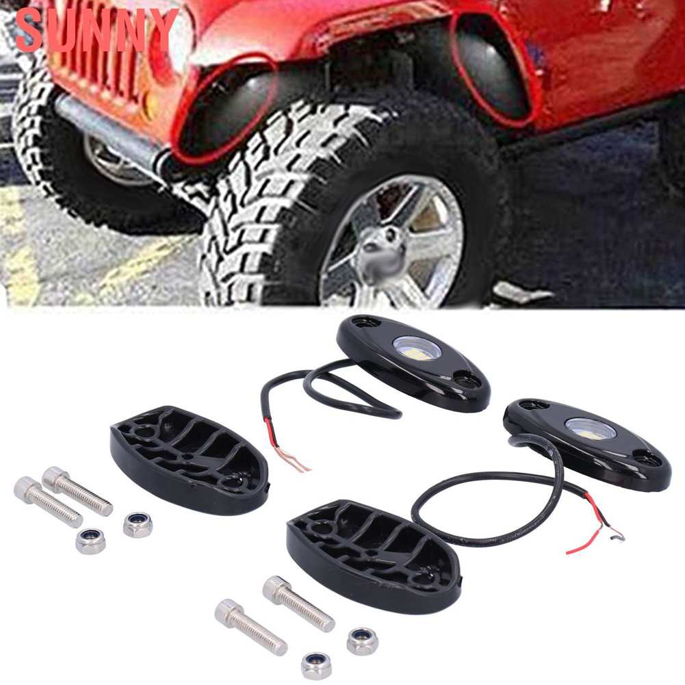 Cặp Đèn Led 9 Bóng Ip68 Gắn Gầm Xe Tải Atv Rzr Utv