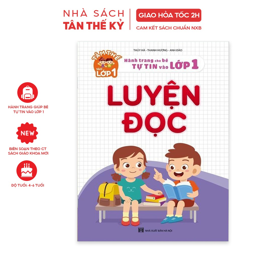 Sách Luyện đọc (Hành trang cho bé tự tin vào lớp 1)