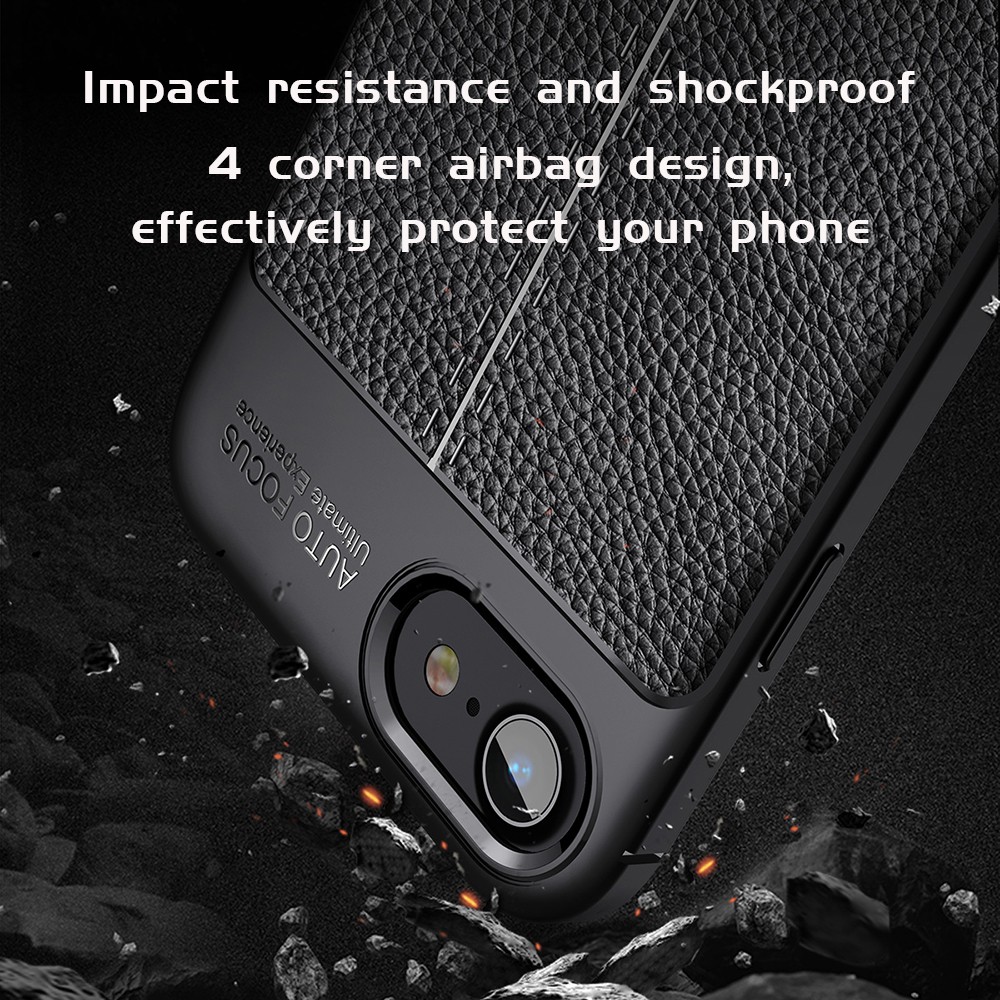 NECCXT Ốp điện thoại chống sốc bề mặt da vải cho Apple iPhone SE 2020 X XS Max XR iPhone 7 8 Plus 6 6S 5 5S