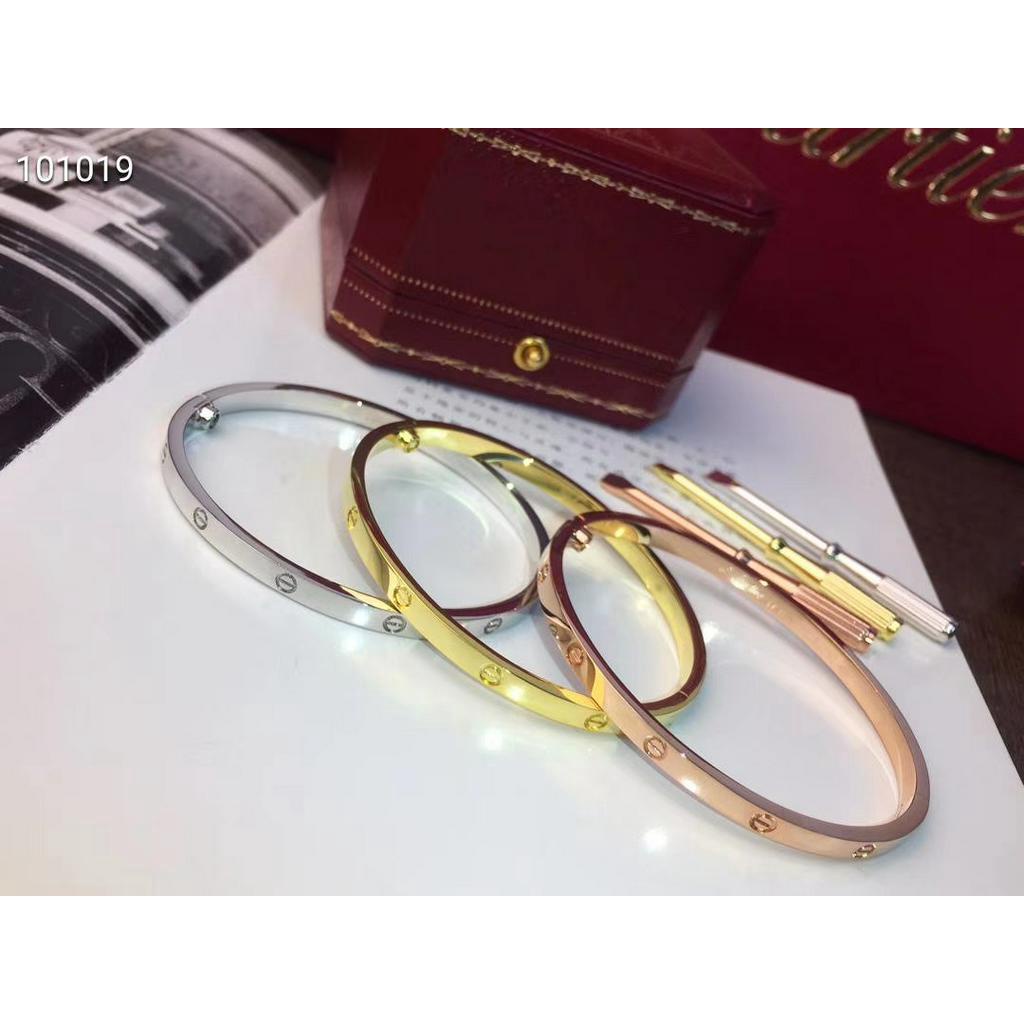 Vòng tay Cartier bản nhỏ thiết kế đơn giản | BigBuy360 - bigbuy360.vn