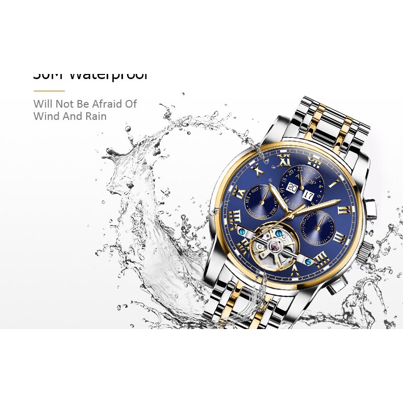 ĐỒNG HỒ CƠ NAM AUTOMATIC AESOP 2020 CAO CẤP FULL BOX ( TẶNG KÈM PHỤ KIỆN THÂU DÂY VÀ DÂY DA ) ĐỒNG HỒ CƠ CAO CẤP | BigBuy360 - bigbuy360.vn