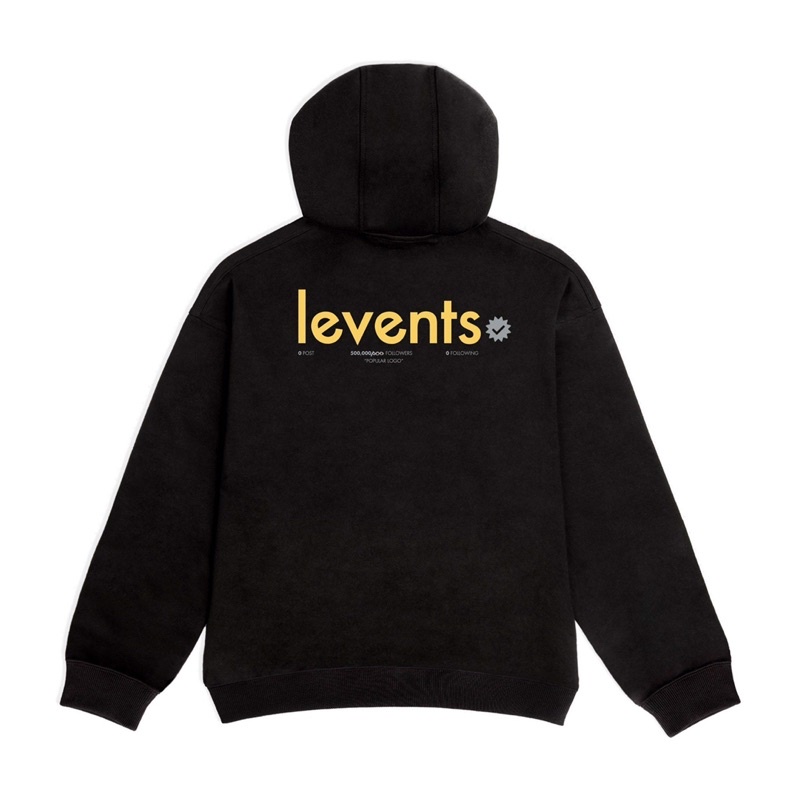 [Mã 2611THTRANG100K hoàn 10% xu đơn 99K] Áo Khoác LEVENTS® POPULAR LOGO HOODIE (Levents Chính hãng) | WebRaoVat - webraovat.net.vn