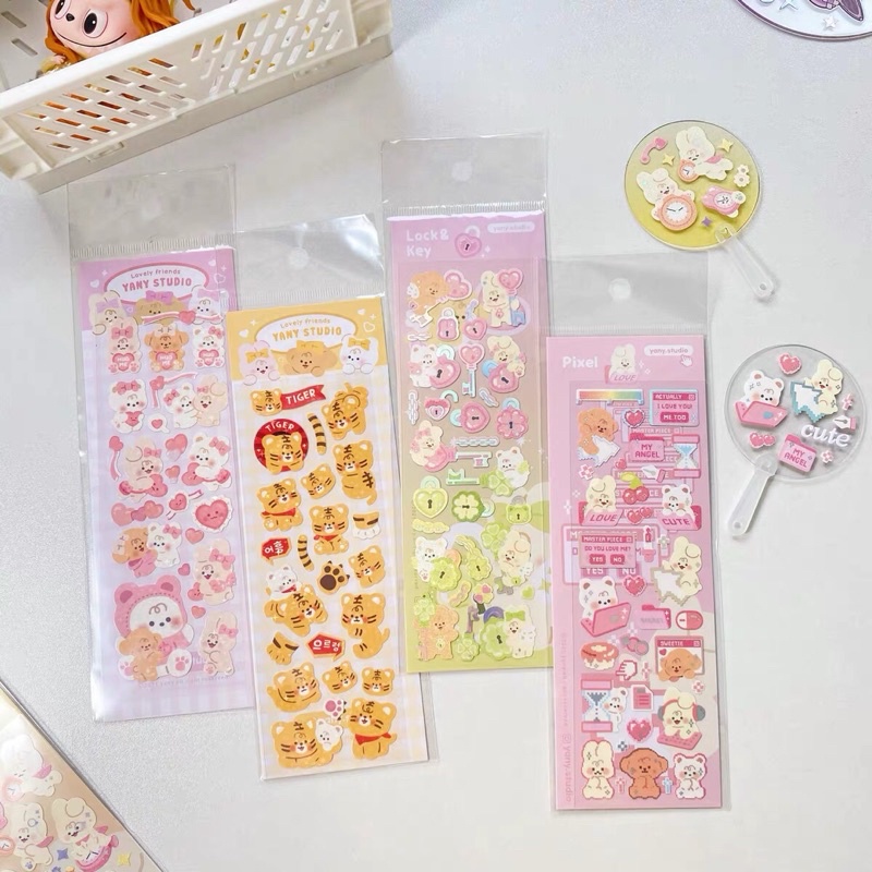 Sticker lovely friends nhà yany_hình dán trang trí top
