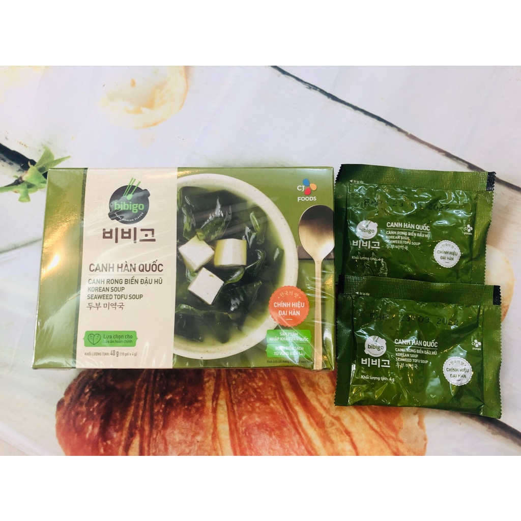 Lẻ 1 gói Canh Rong Biển Đậu Hũ CJ | BigBuy360 - bigbuy360.vn