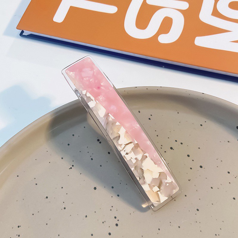 Kẹp tóc mỏ vịt màu sắc ngọt ngào xinh xắn dành cho nữ kích thước 9cm