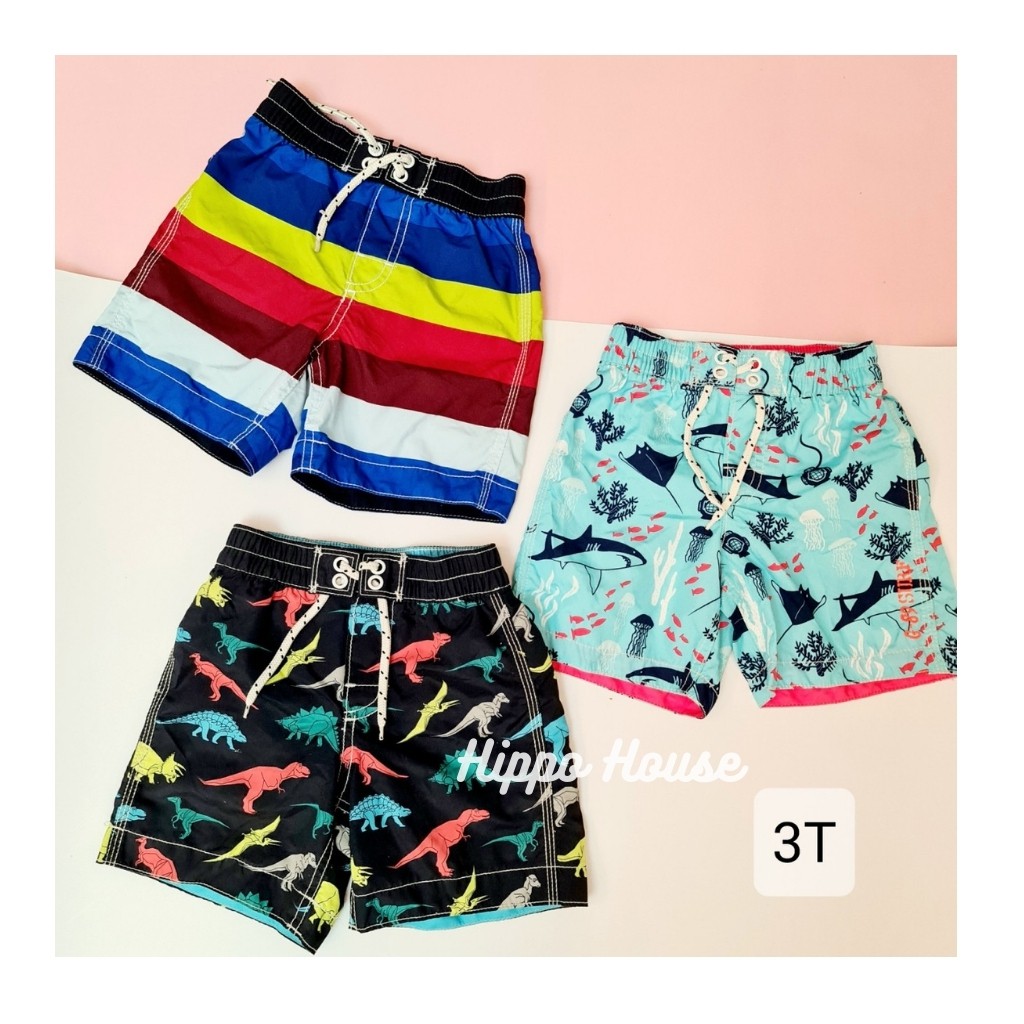 Quần Bơi Quần Đi Biển Bé Trai size 3-16T Xuất Dư Xịn Nhiều Mẫu Hippo House