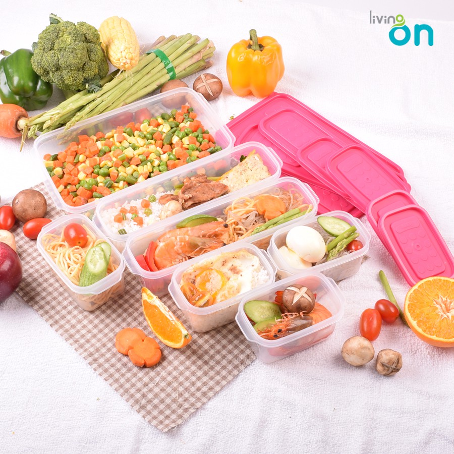 Combo 7 hộp nhựa đựng thực phẩm set 05