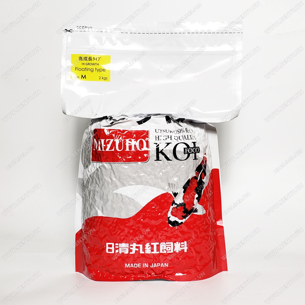 Mizuho High Growth Koi Food - Thức Ăn Cho Cá Koi (2Kg)