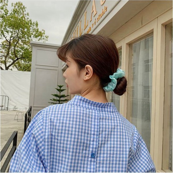 Dây Buộc Tóc Scrunchies, Dây Cột Tóc Nhiều Kiểu Xinh Xắn Vintage Dành Cho Nữ