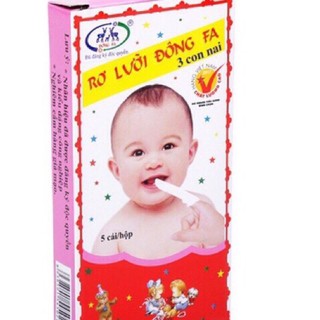 Combo 20 hộp rơ lưỡi Đông Pha (100c), rơ vệ sinh răng miệng cho bé