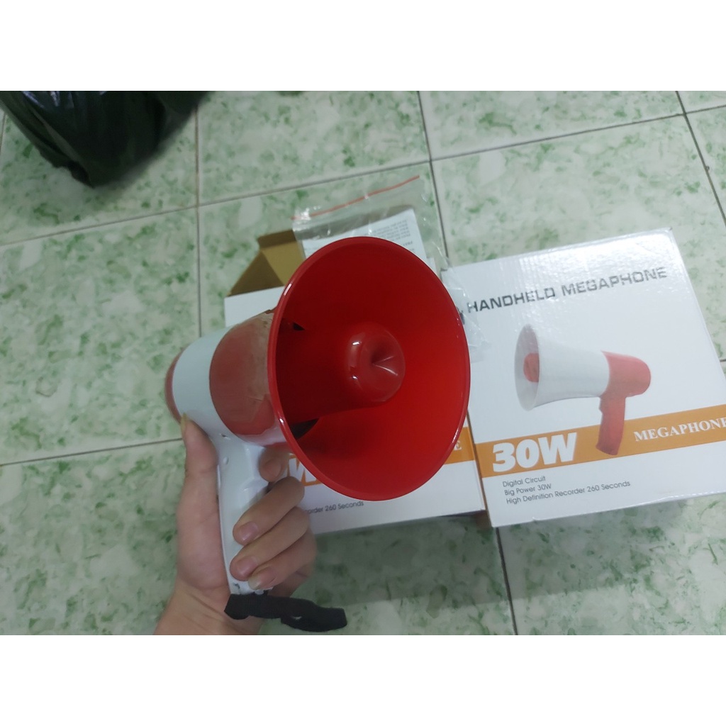 Loa phóng thanh MEGAPHONE , loa bán hàng, trợ giảng, dã ngoại mẫu mới