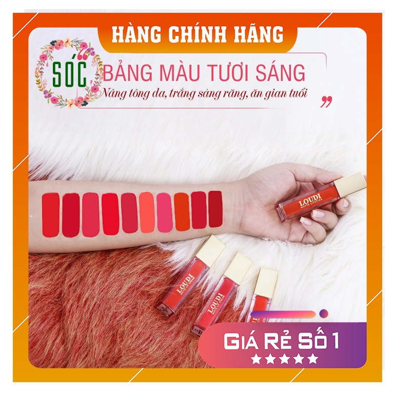 ⚡ MẪU MỚI ⚡ SON KEM LÌ LOUDI CHÍNH HÃNG | BigBuy360 - bigbuy360.vn