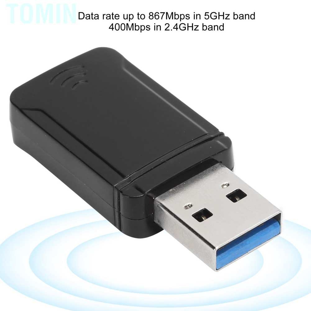 Usb Mini Tomin H1300t 3.0 Wifi 1300mbps 2.4ghz / 5ghz Thẻ | BigBuy360 - bigbuy360.vn
